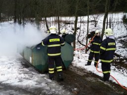 Požár kontejneru 11.12.